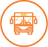bus icon orange