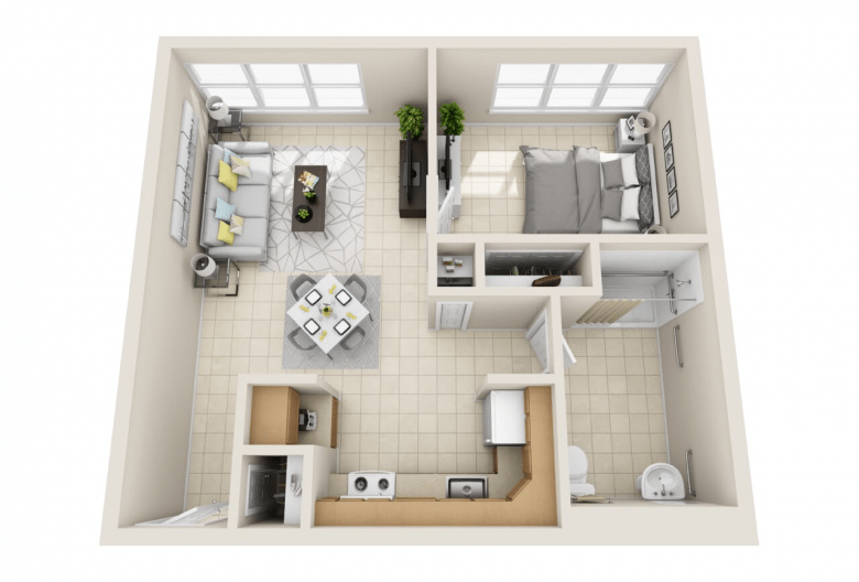 Senior Living Apartment | Floor Plans for Senior Housing | Keyport, NJ