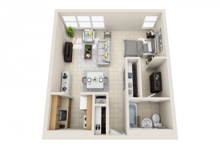 Senior Living Apartment Floor Plans for Senior Housing Keyport, NJ
